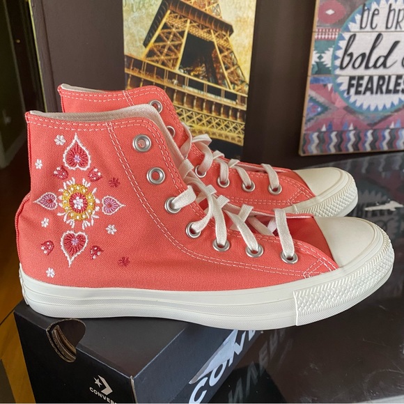 NWT Converse High Top Sneakers - Picture 8 of 14